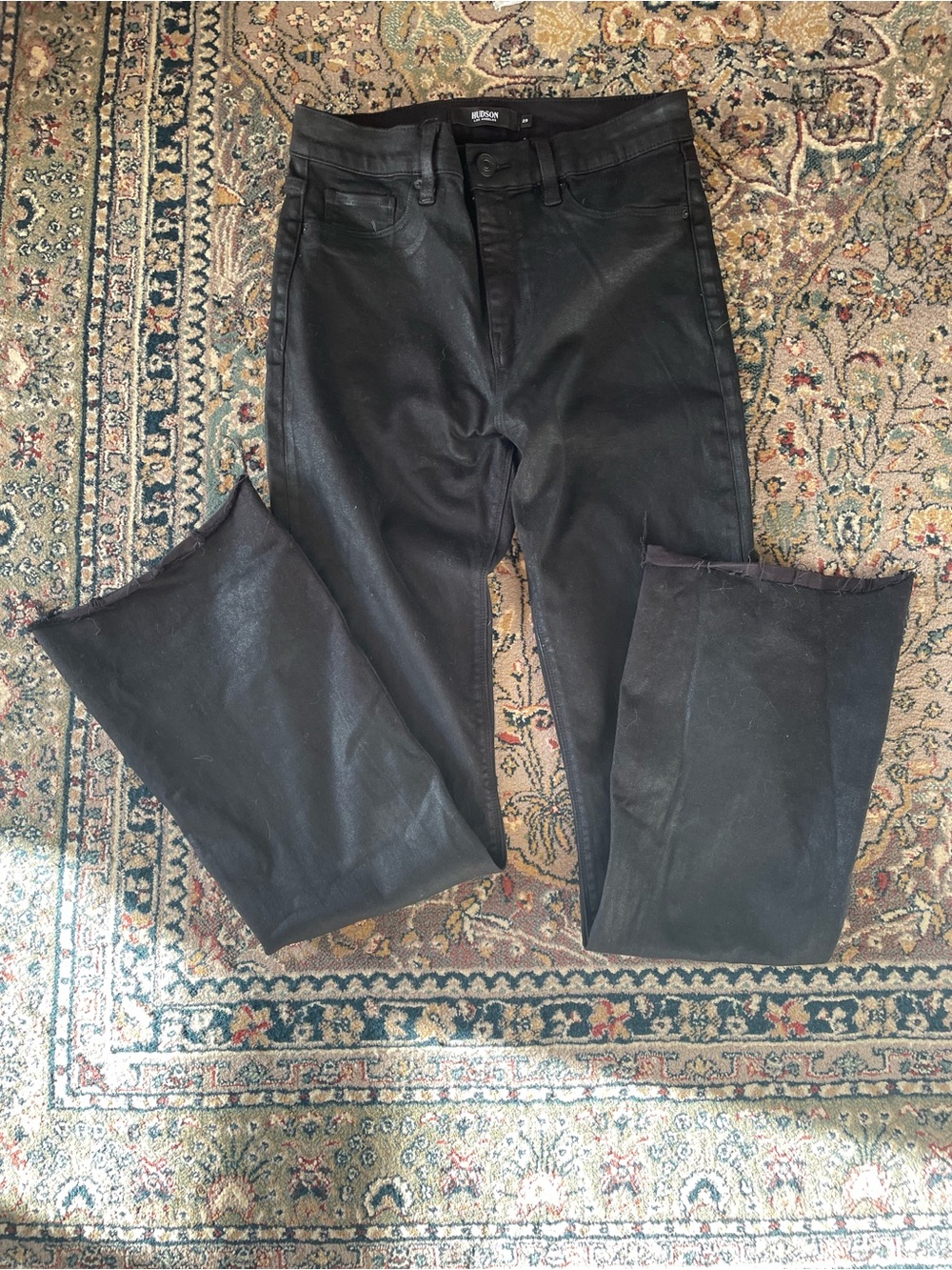 Hudson Black Jean Barbara Noir Coated Metallic 29